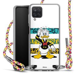 New Carry Case Transparent Stoff colourful/silber