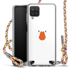 New Carry Case Transparent Stoff colourful/silber