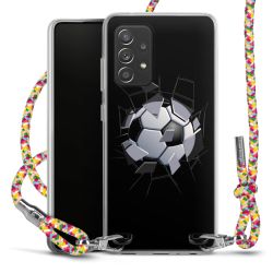 New Carry Case Transparent Stoff colourful/silber