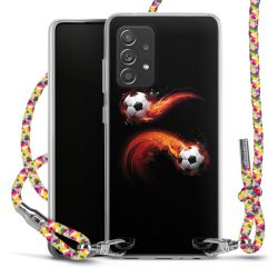 New Carry Case Transparent Stoff colourful/silber