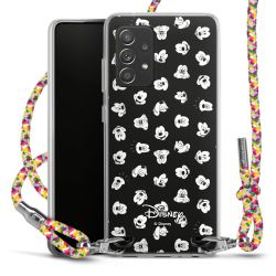 New Carry Case Transparent Stoff colourful/silber