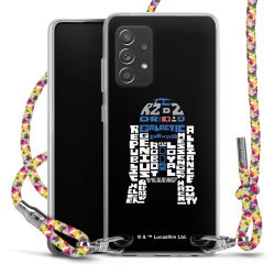 New Carry Case Transparent Stoff colourful/silber