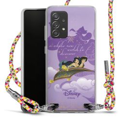 New Carry Case Transparent Stoff colourful/silber