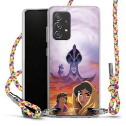 New Carry Case Transparent Stoff colourful/silber