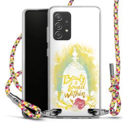 New Carry Case Transparent Stoff colourful/silber