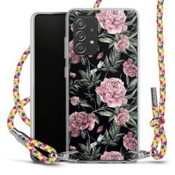 New Carry Case Transparent Stoff colourful/silber