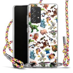 New Carry Case Transparent Stoff colourful/silber