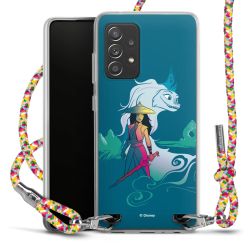 New Carry Case Transparent Stoff colourful/silber