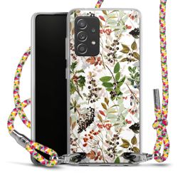 New Carry Case Transparent Stoff colourful/silber