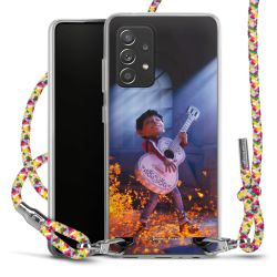 New Carry Case Transparent Stoff colourful/silber