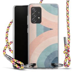 New Carry Case Transparent Stoff colourful/silber