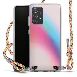 New Carry Case Transparent Stoff colourful/silber