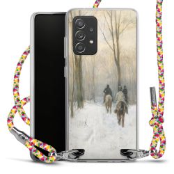 New Carry Case Transparent Stoff colourful/silber