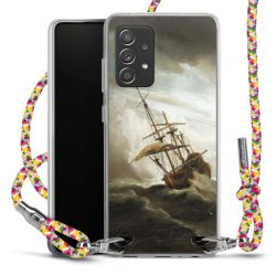 New Carry Case Transparent Stoff colourful/silber