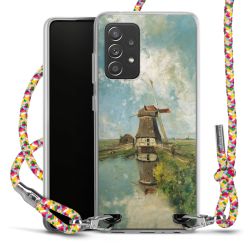 New Carry Case Transparent Stoff colourful/silber