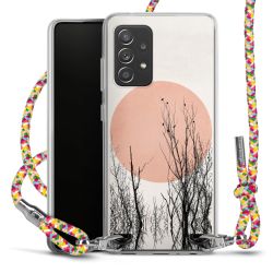 New Carry Case Transparent Stoff colourful/silber