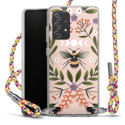 New Carry Case Transparent Stoff colourful/silber