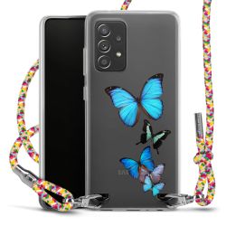 New Carry Case Transparent Stoff colourful/silber