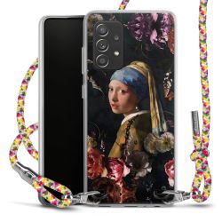 New Carry Case Transparent Stoff colourful/silber