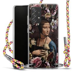 New Carry Case Transparent Stoff colourful/silber