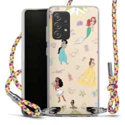 New Carry Case Transparent Stoff colourful/silber