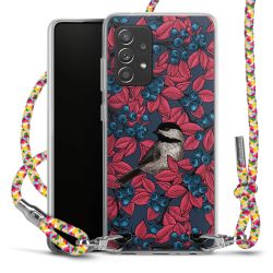 New Carry Case Transparent Stoff colourful/silber