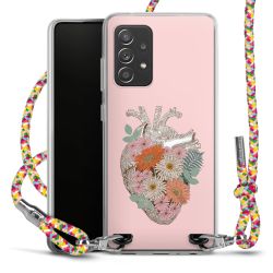 New Carry Case Transparent Stoff colourful/silber