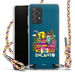 New Carry Case Transparent Stoff colourful/silber