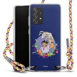 New Carry Case Transparent Stoff colourful/silber