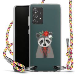 New Carry Case Transparent Stoff colourful/silber