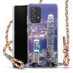 New Carry Case Transparent Stoff colourful/silber