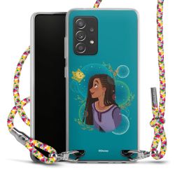 New Carry Case Transparent Stoff colourful/silber