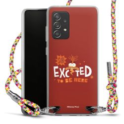 New Carry Case Transparent Stoff colourful/silber