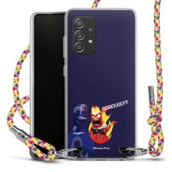 New Carry Case Transparent Stoff colourful/silber