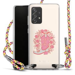 New Carry Case Transparent Stoff colourful/silber