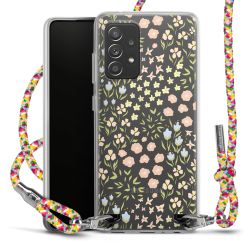 New Carry Case Transparent Stoff colourful/silber