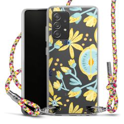 New Carry Case Transparent Stoff colourful/silber