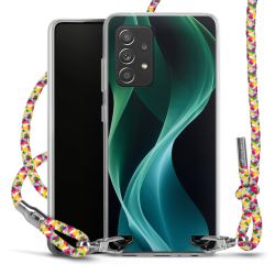 New Carry Case Transparent Stoff colourful/silber