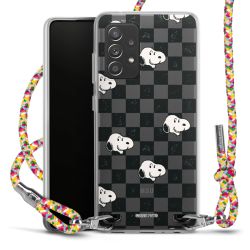 New Carry Case Transparent Stoff colourful/silber