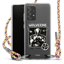 New Carry Case Transparent Stoff colourful/silber