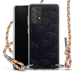 New Carry Case Transparent Stoff colourful/silber