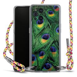 New Carry Case Transparent Stoff colourful/silber