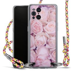 New Carry Case Transparent Stoff colourful/silber