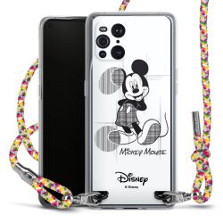 New Carry Case Transparent Stoff colourful/silber