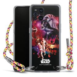 New Carry Case Transparent Stoff colourful/silber