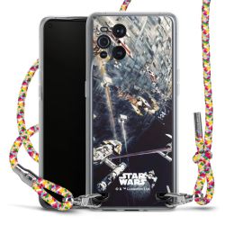 New Carry Case Transparent Stoff colourful/silber