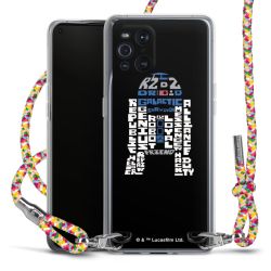 New Carry Case Transparent Stoff colourful/silber