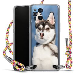 New Carry Case Transparent Stoff colourful/silber