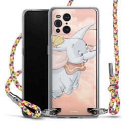 New Carry Case Transparent Stoff colourful/silber