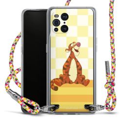 New Carry Case Transparent Stoff colourful/silber